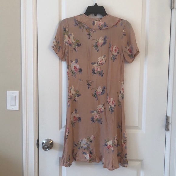 ASOS ruffle floral long shirt top - Picture 6 of 8